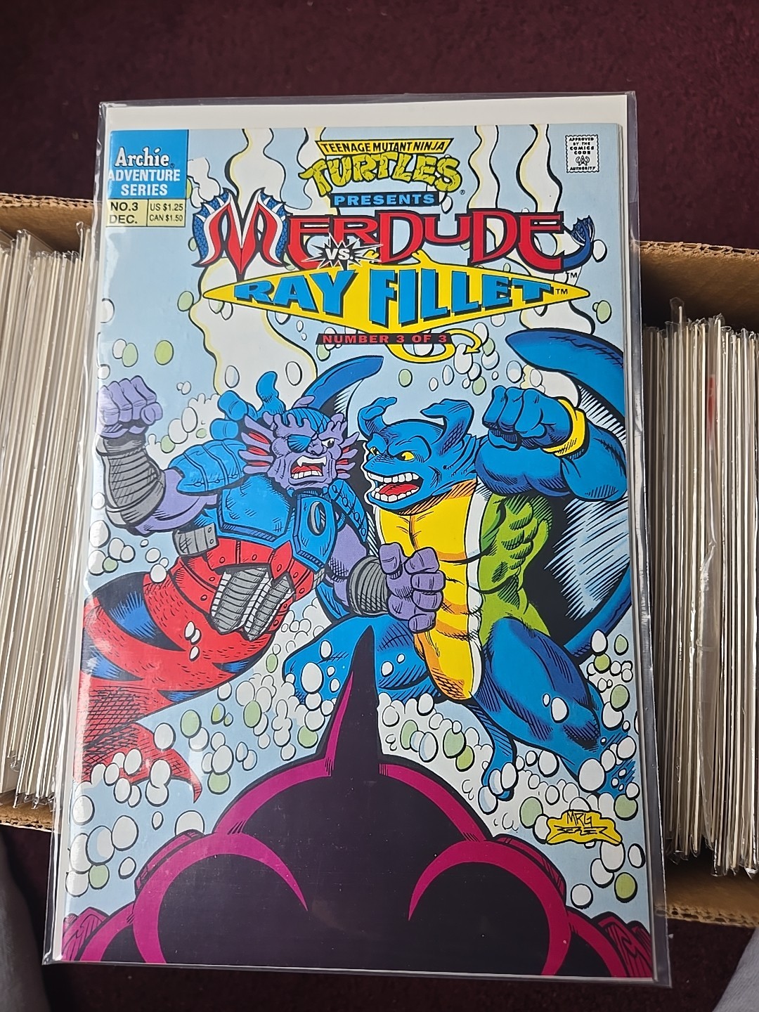 TMNT presents Merdude Vs Ray Fillet #3 of 3 Archie Adventure Co. VG/NM condition