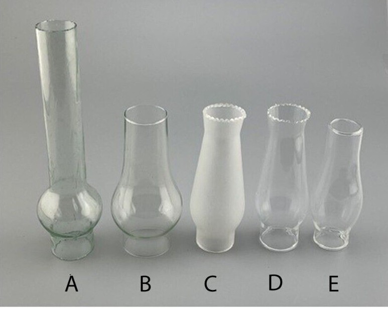 Reproduction of Antique Miniature Oil Lamp Glass Chimneys Reproduction of Antique Miniature Oil Lamp Glass Chimneys