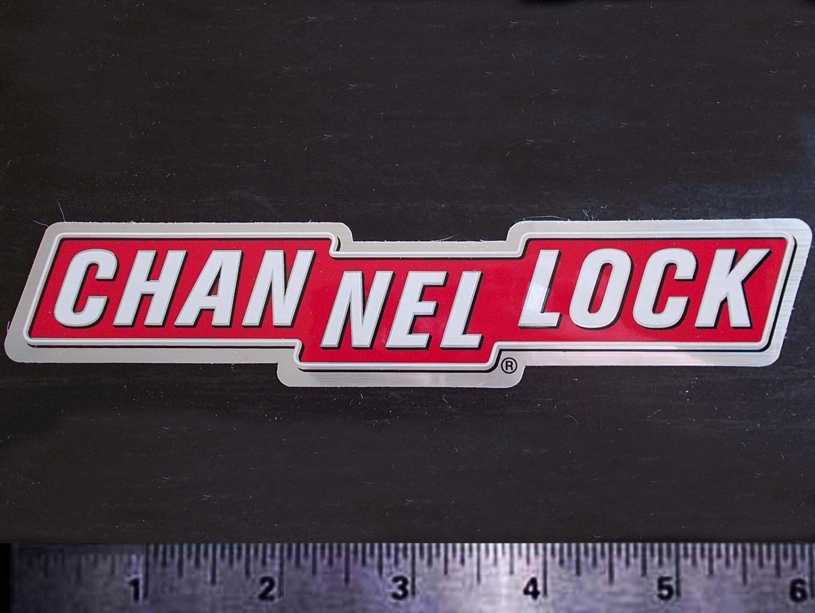 CHANNELLOCK TOOLS - Original Vintage 1980\'s Racing Decal/Sticker 6 inch size CHANNELLOCK TOOLS - Original Vintage 1980\'s Racing Decal/Sticker 6 inch size