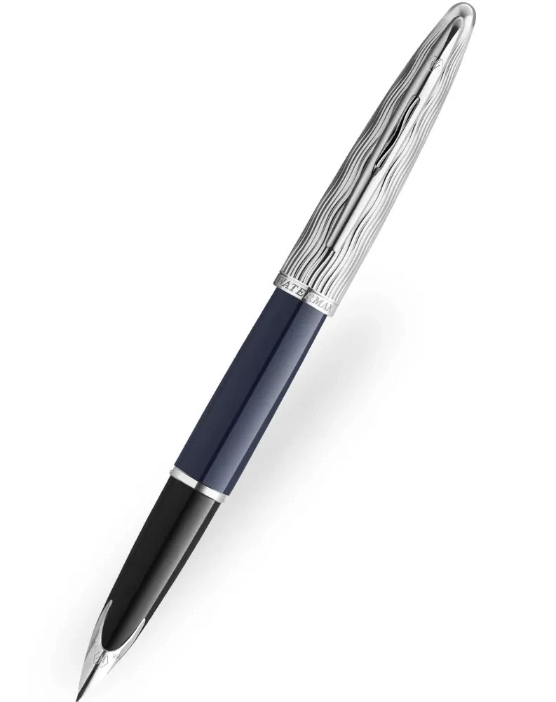 Waterman Carene Special Edition Deluxe Blue Ct Fountain Pen Med Pt New In Box Waterman Carene Special Edition Deluxe Blue Ct Fountain Pen Med Pt New In Box