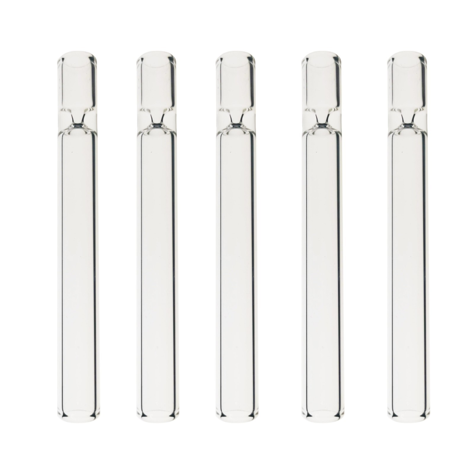 40-piece Thick Pyrex Glass Chillum Tobacco Pipe, Smoking pipe, Smooth Hitter