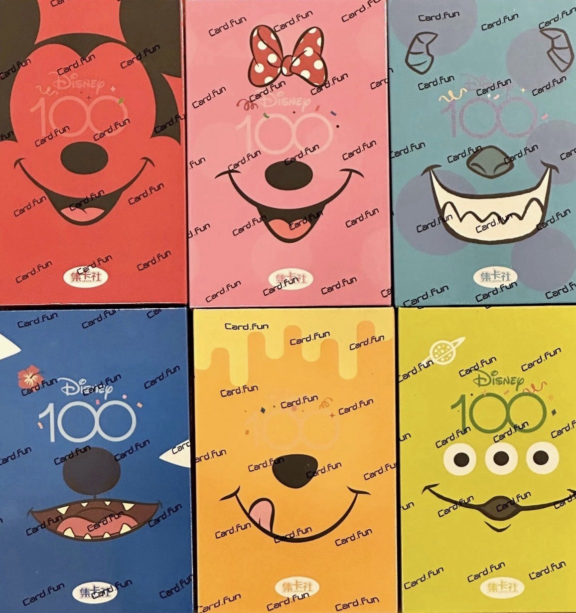 2023 Card Fun Disney 100 Joyful Trading Card One Box Sealed Licensed - 6 Boxes