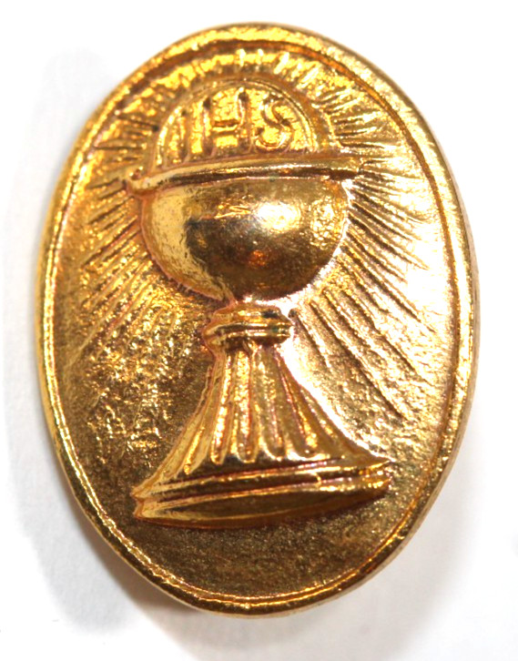 Antique Vintage Remembrance of My First Holy Communion Pin #MJ0121