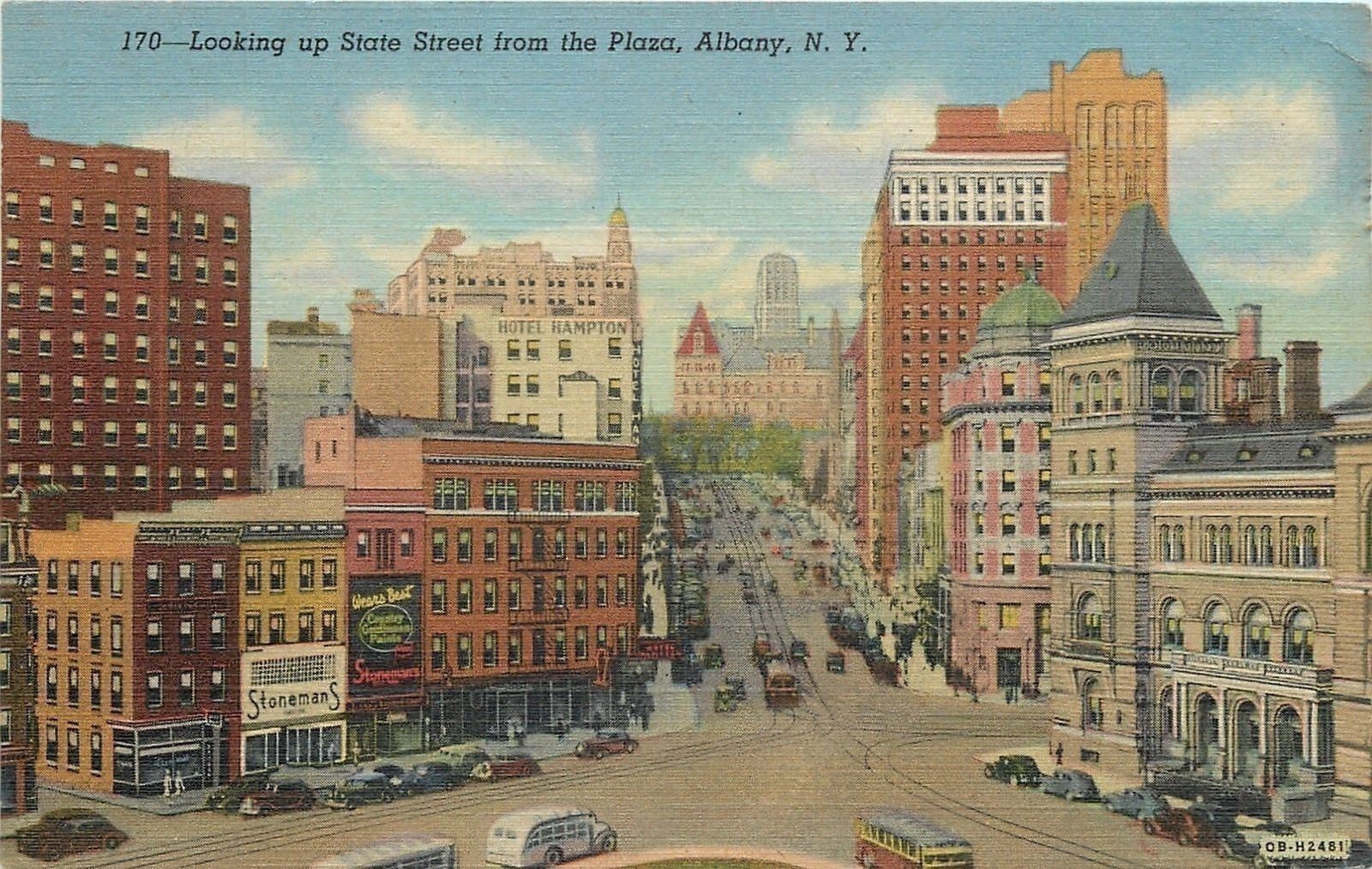 Albany New York~Standman\'s Huge Paint Shop~1945 PC