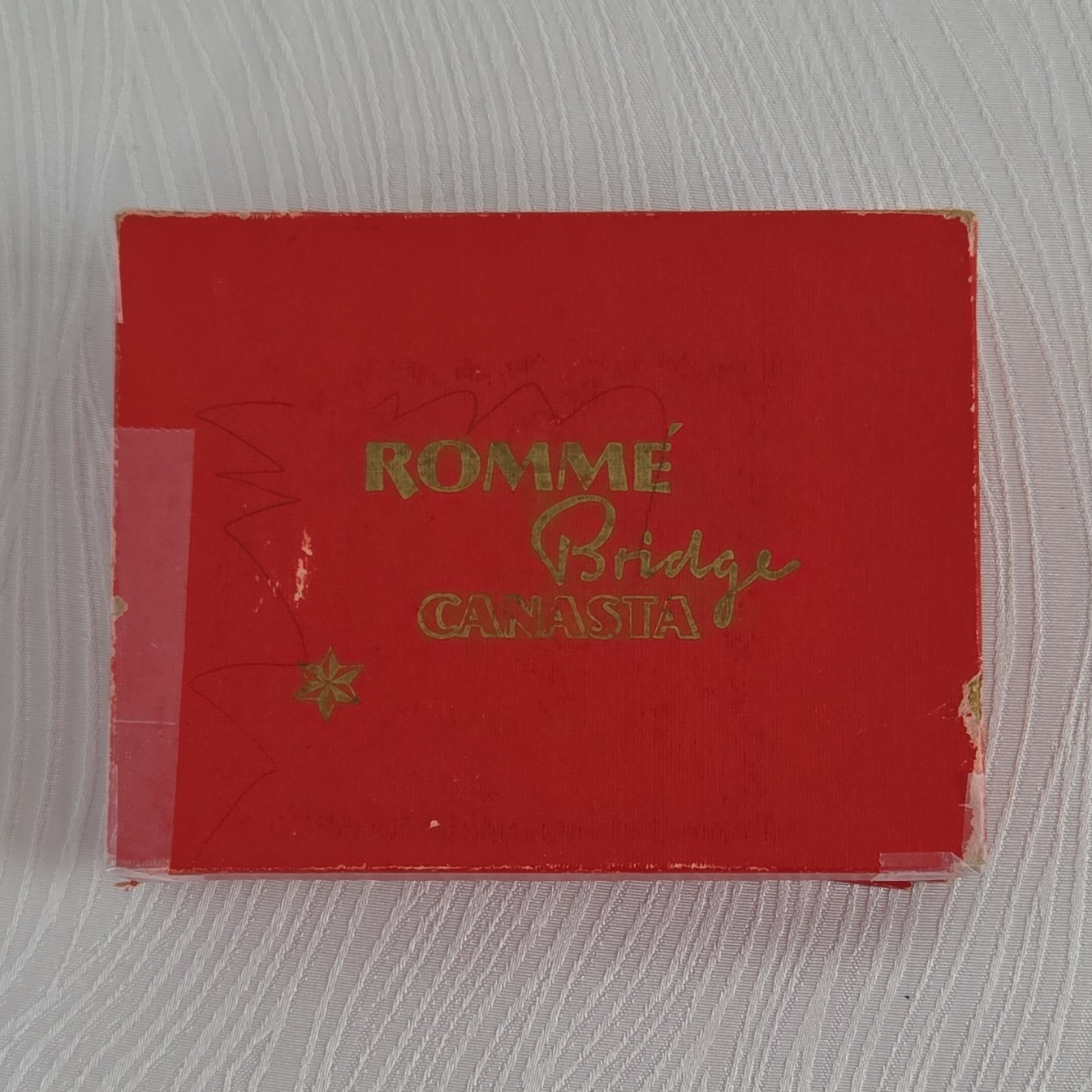 Vintage German Romme Bridge Canasta Jr Playing Cards Deck Set,  Pre-1970