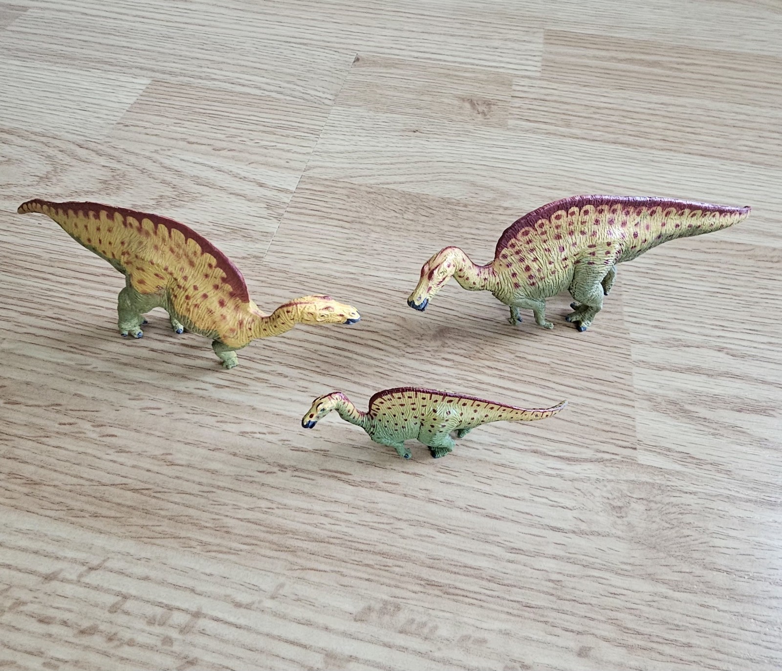 Vintage Ouranosaurus Dinosaur Family Lot of 3 – Battat / Museum of Science Bosto