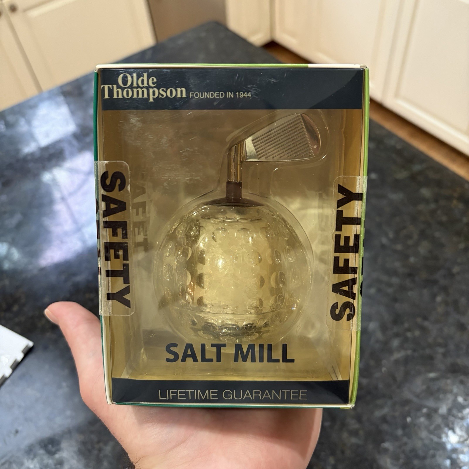 Vintage Olde Thompson Salt Mill Golf Club Iron New Sealed Original Box NIB