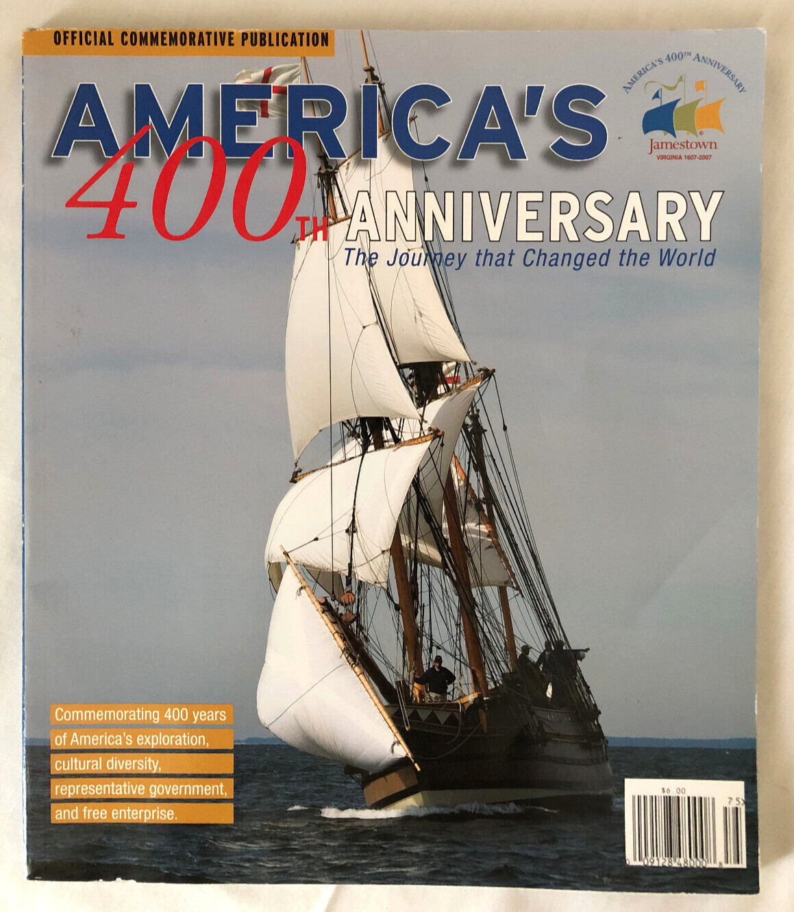 Americas 400th Anniversary of Jamestown Book 1607 2007 Commemorative Virginia Americas 400th Anniversary of Jamestown Book 1607 2007 Commemorative Virginia