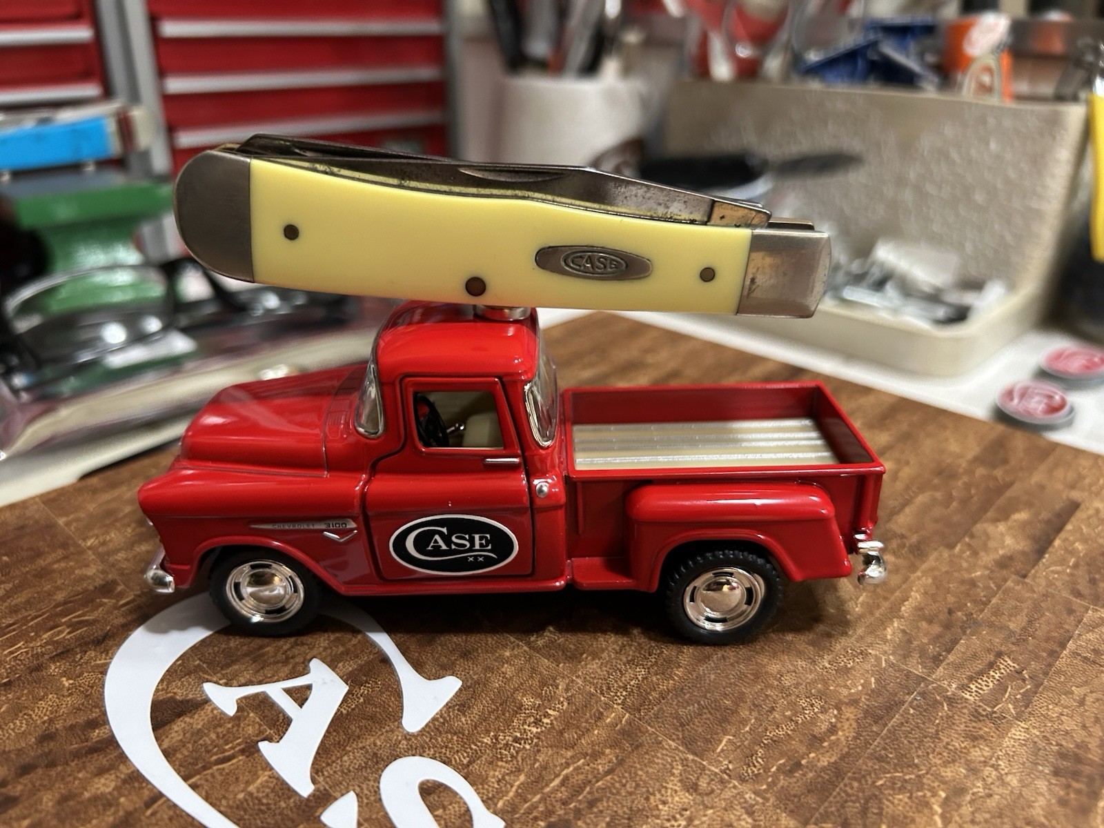 Case XX Chevy Truck Knife Display Magnets No Knife