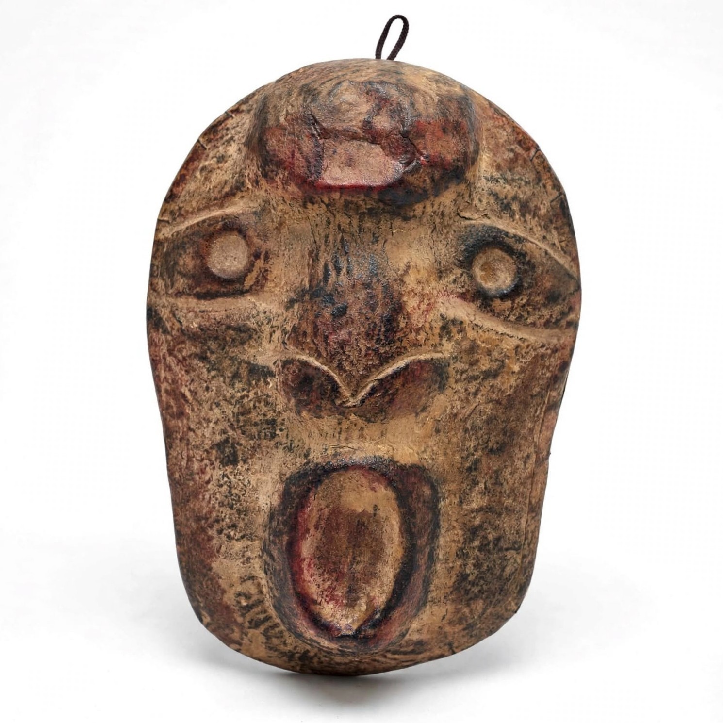 Vintage Japanese Dosojin Mask Doshin-men 7.5\