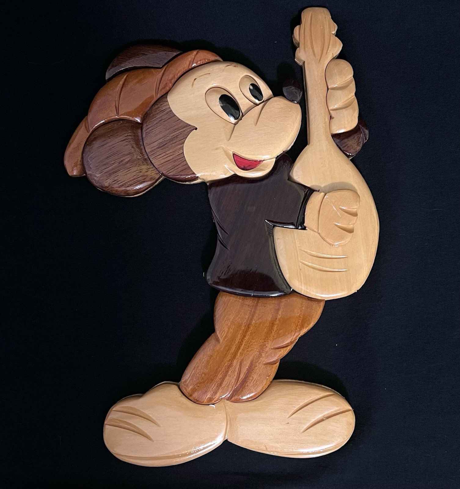 VTG, DISNEY WOODEN HANGING FIGURE \