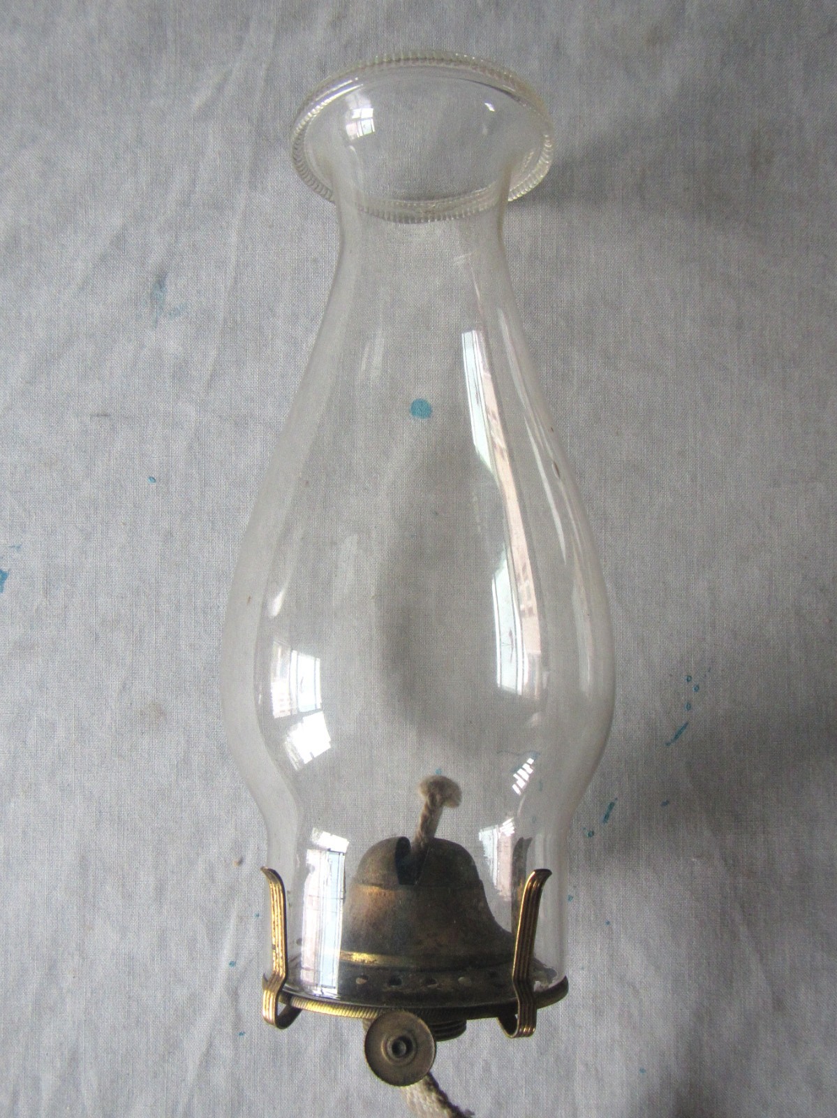 antique unmarked Miller no 1 Kerosene Oil Lamp Burner w/ chimney antique unmarked Miller no 1 Kerosene Oil Lamp Burner w/ chimney