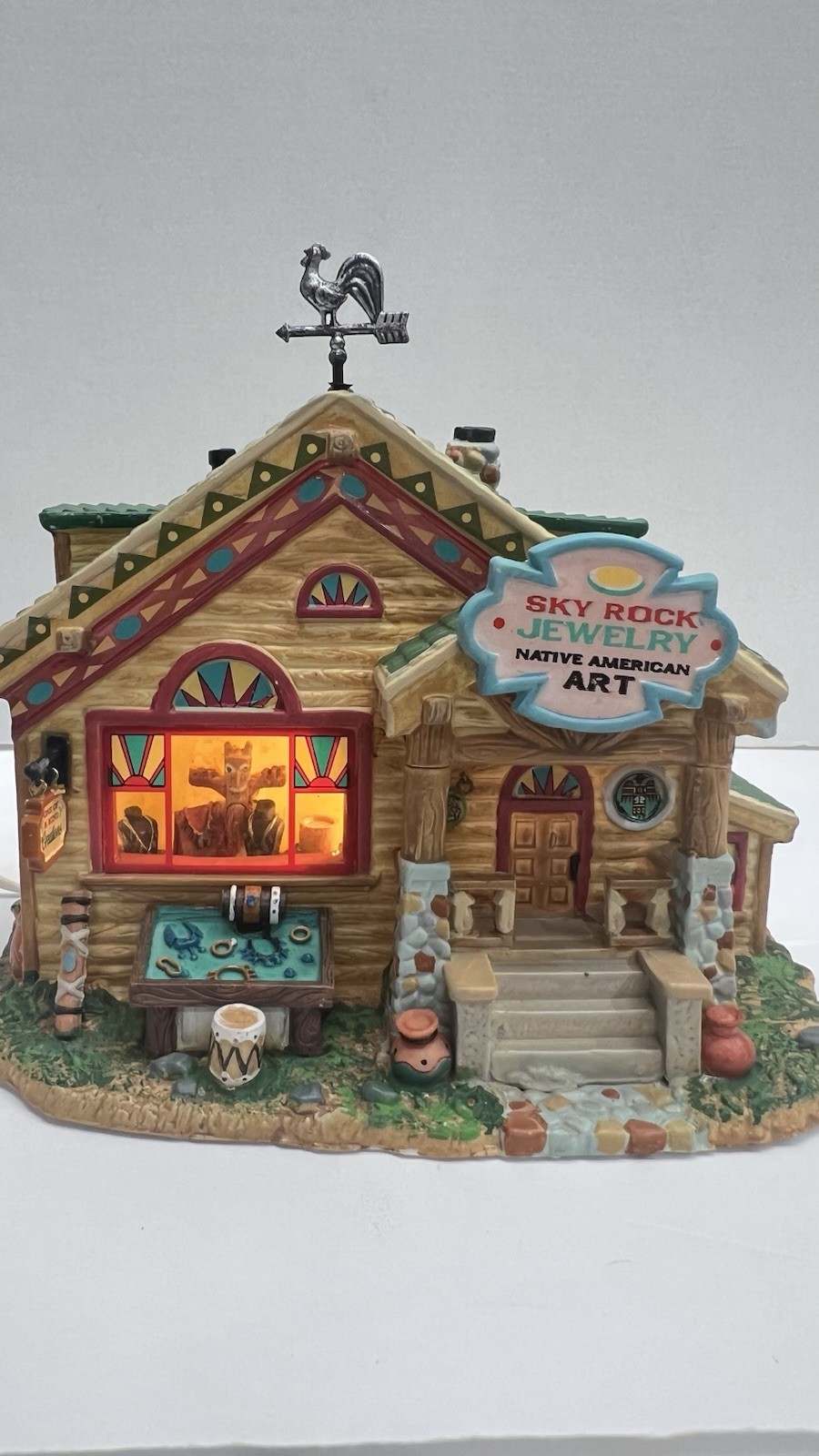 Lemax “Sky Rock Jewelry” Vail  Village Native American Art 95870 NEW & RARE 