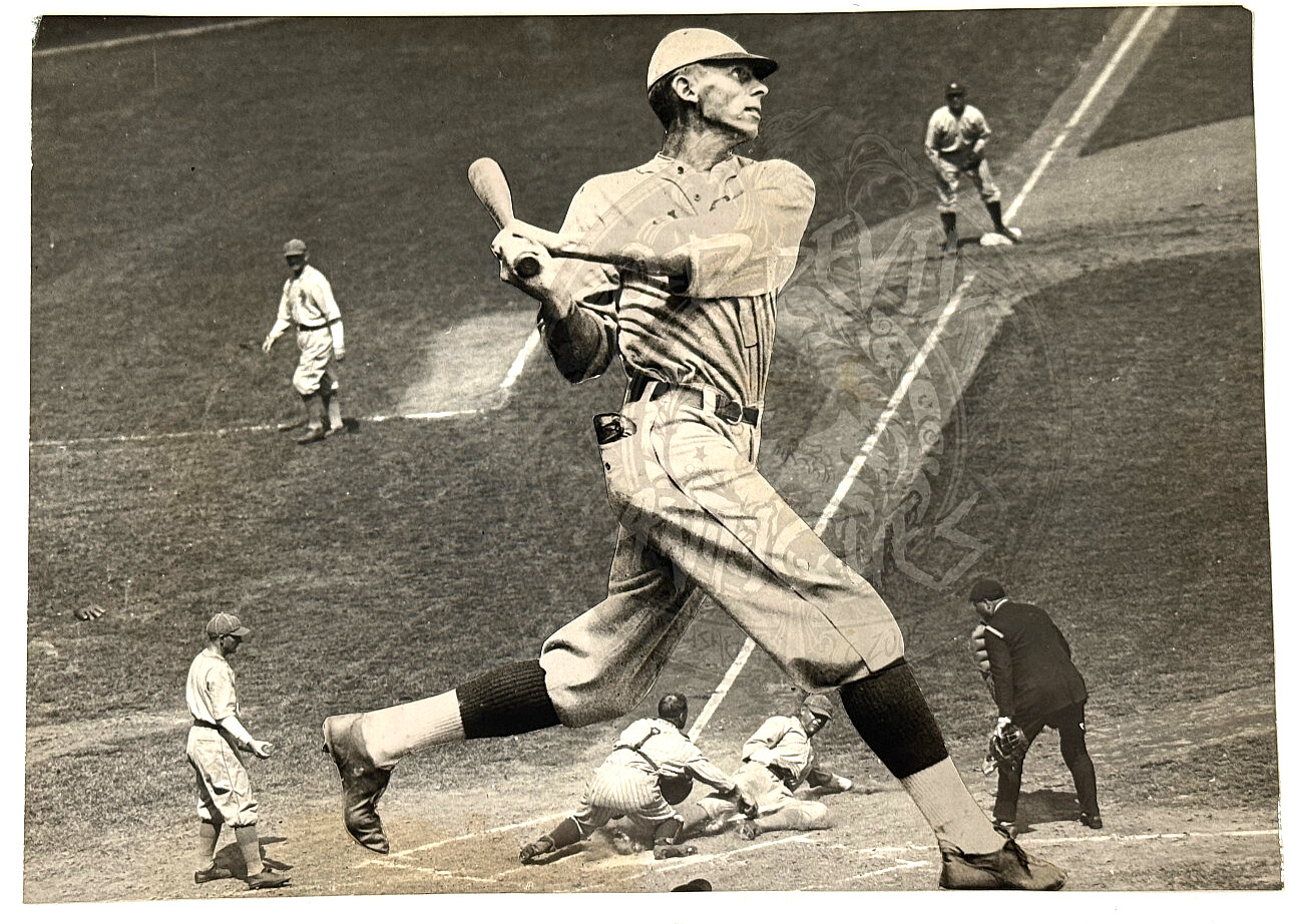 1920s Ken Williams St. Louis Browns Baseball exaggeration photo UNUSUAL original