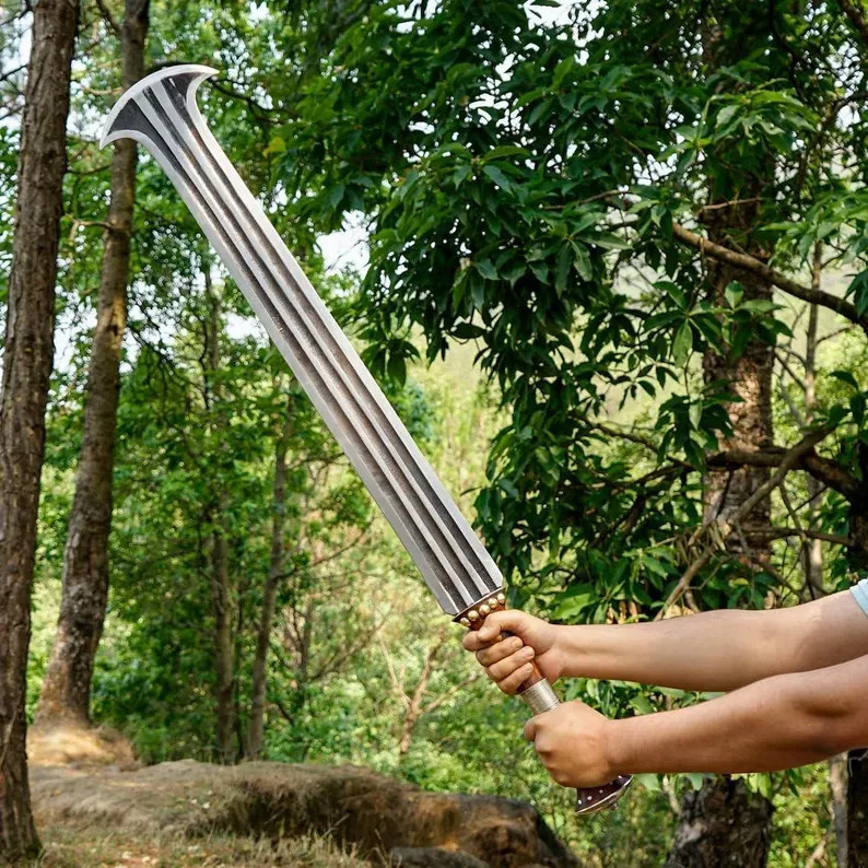 Handmade Konda Ikakalaka Sword – Large African-Inspired Tribal Design