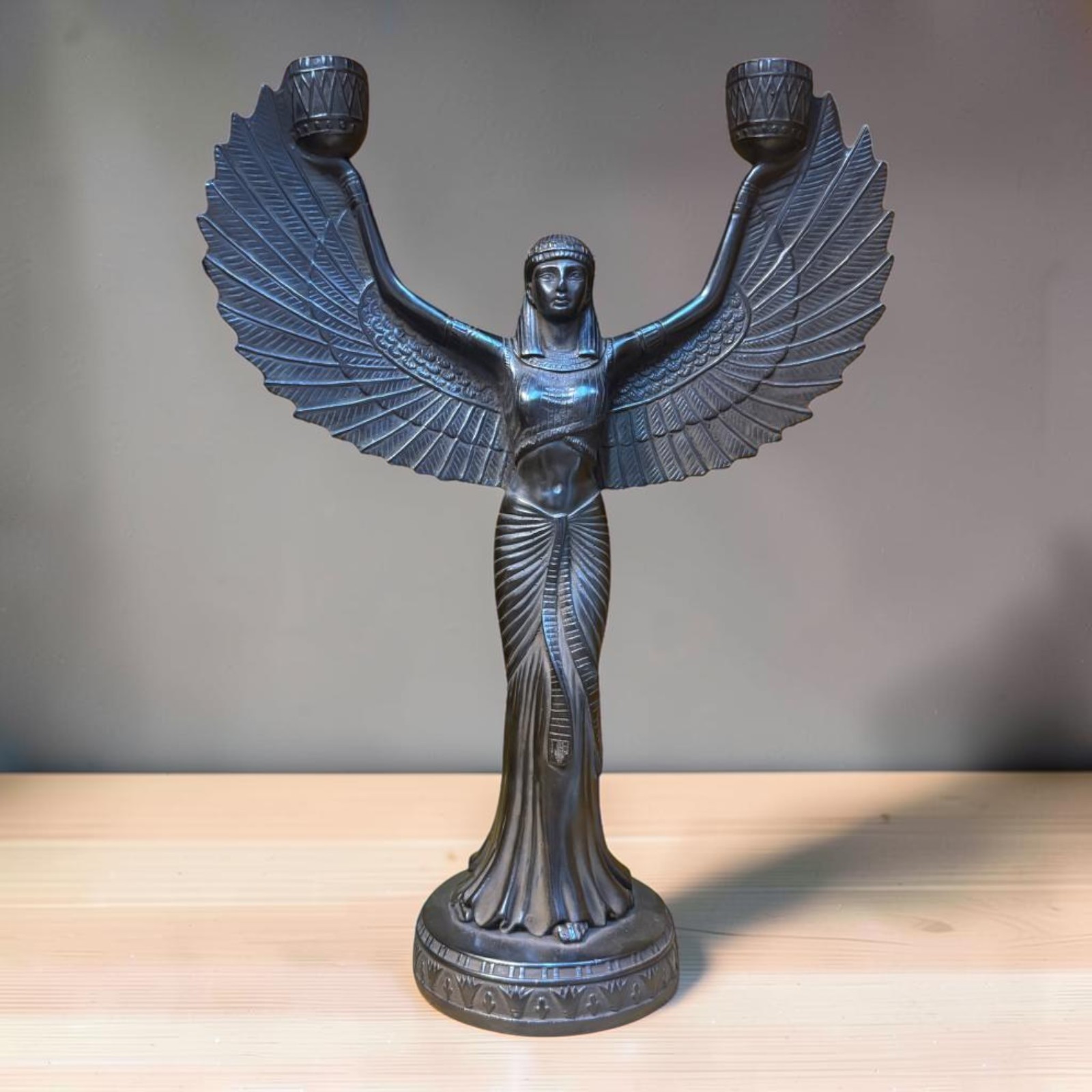 Ancient Egyptian Isis Goddess Unique Statue Rare Pharaonic Mythology BC