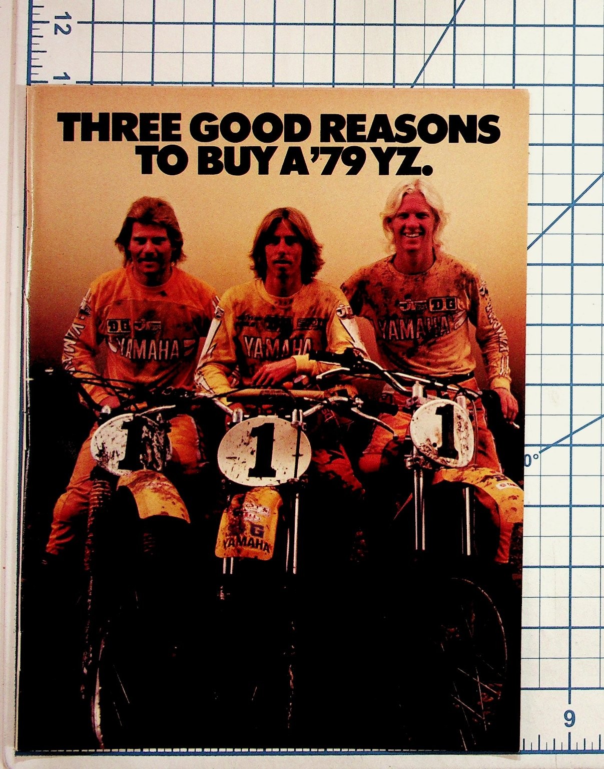 1979 Yamaha YZ Motocross Brochure Broc Glover Bob Hannah Rick Burgett Dirt Bike 1979 Yamaha YZ Motocross Brochure Broc Glover Bob Hannah Rick Burgett Dirt Bike