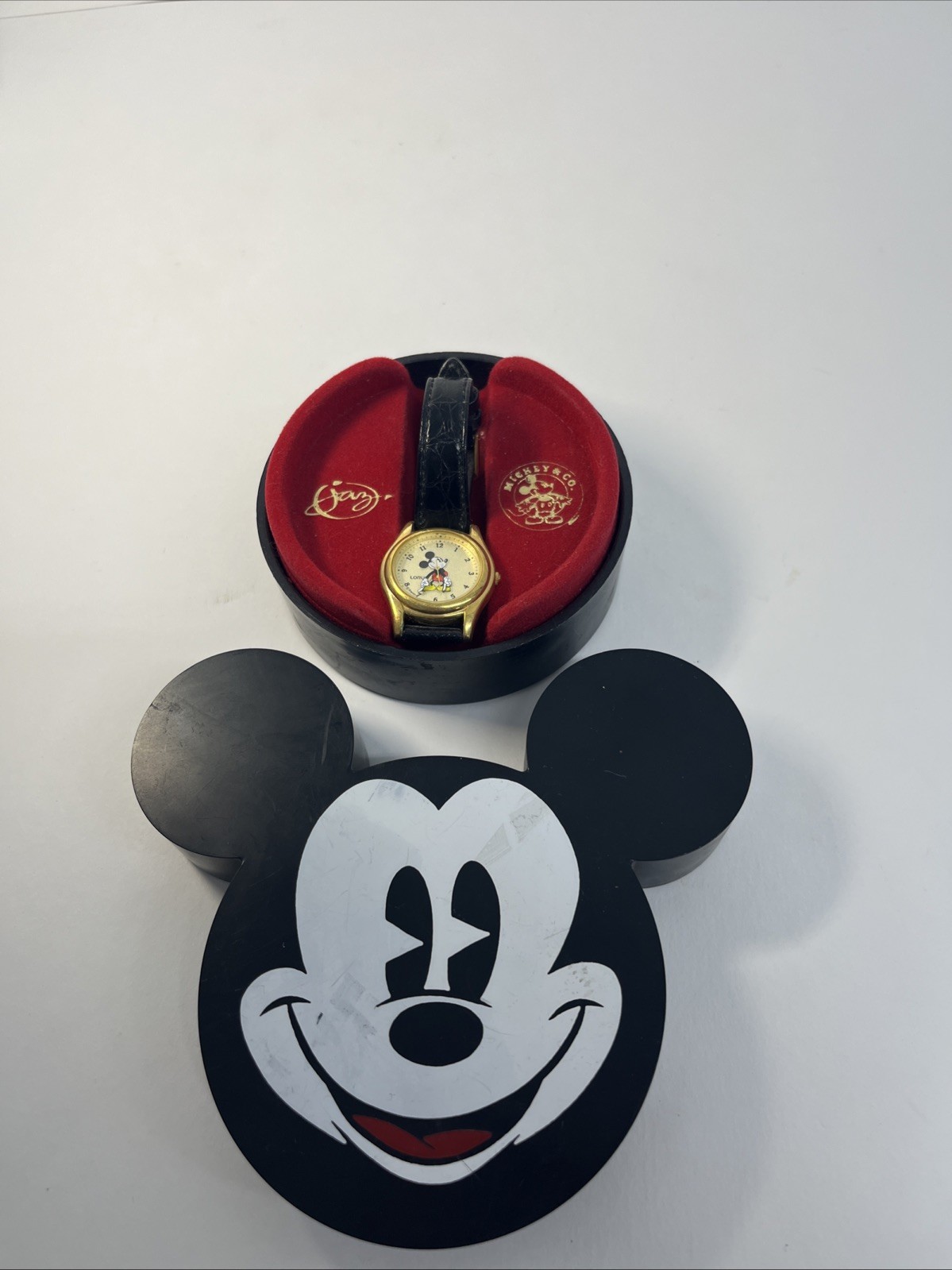 Vintage Lorus Mickey Mouse Watch Wristwatch with Case HAC7