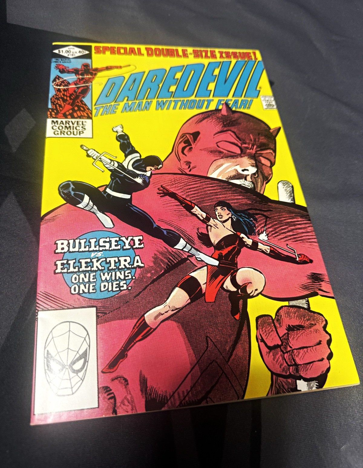 Marvel Comics Daredevil #181 1982 Frank Miller Bullseye Elektra Bronze Age