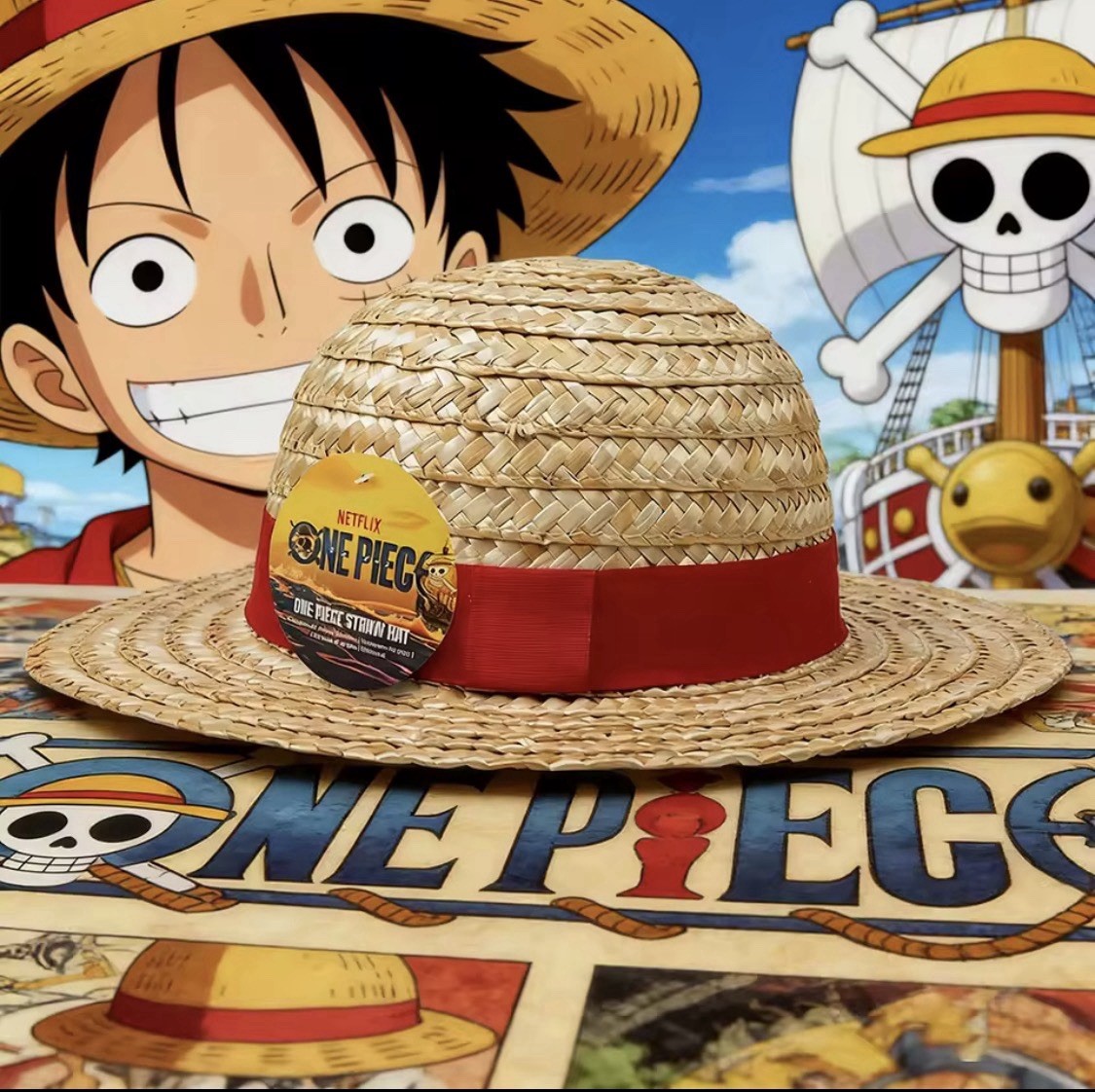 Officially Licensed One Piece Monkey D Luffy Straw Hat 