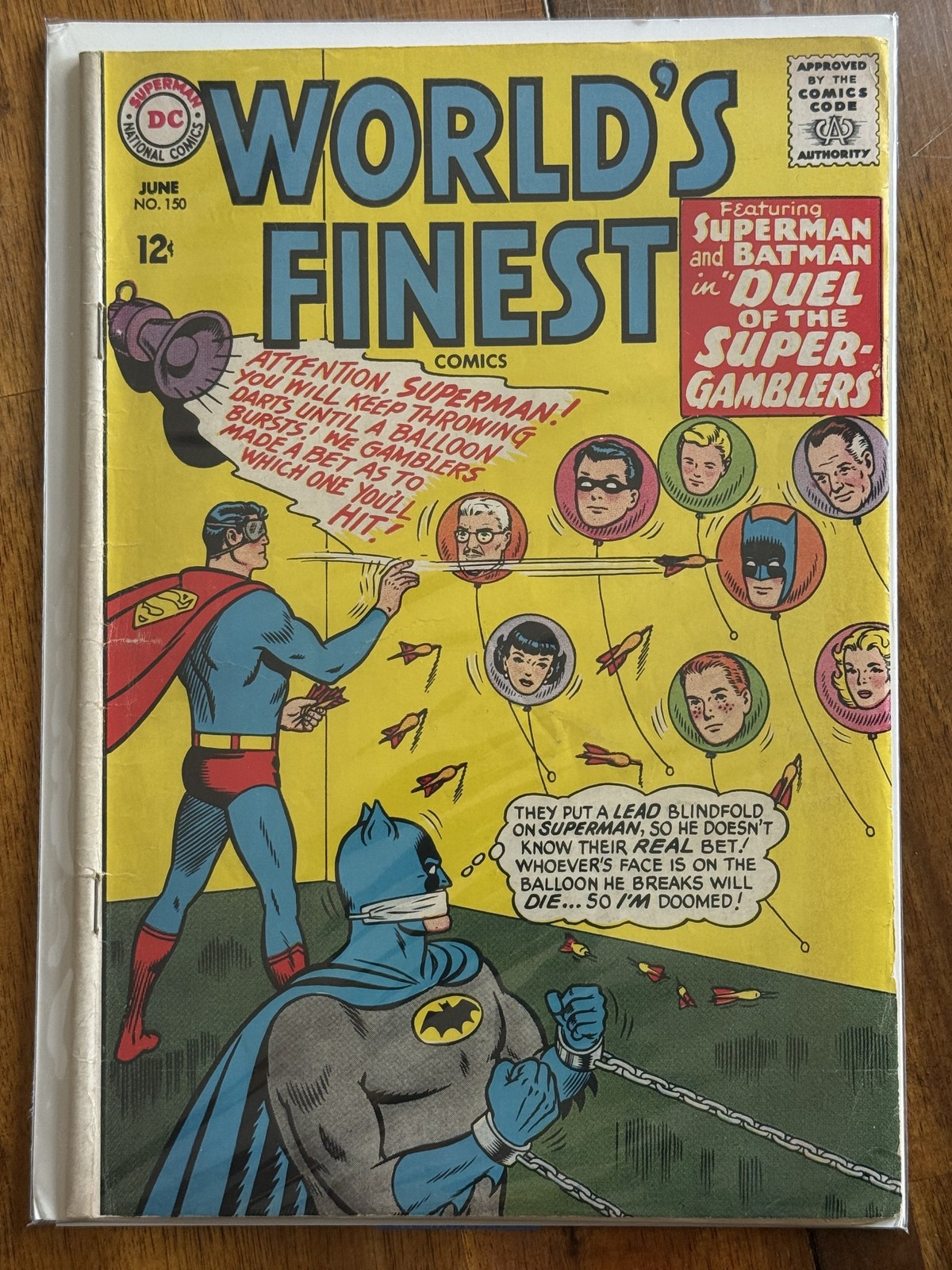 World\'s Finest Comics #150 – DC Comics (1965) 5.0 VG/FN