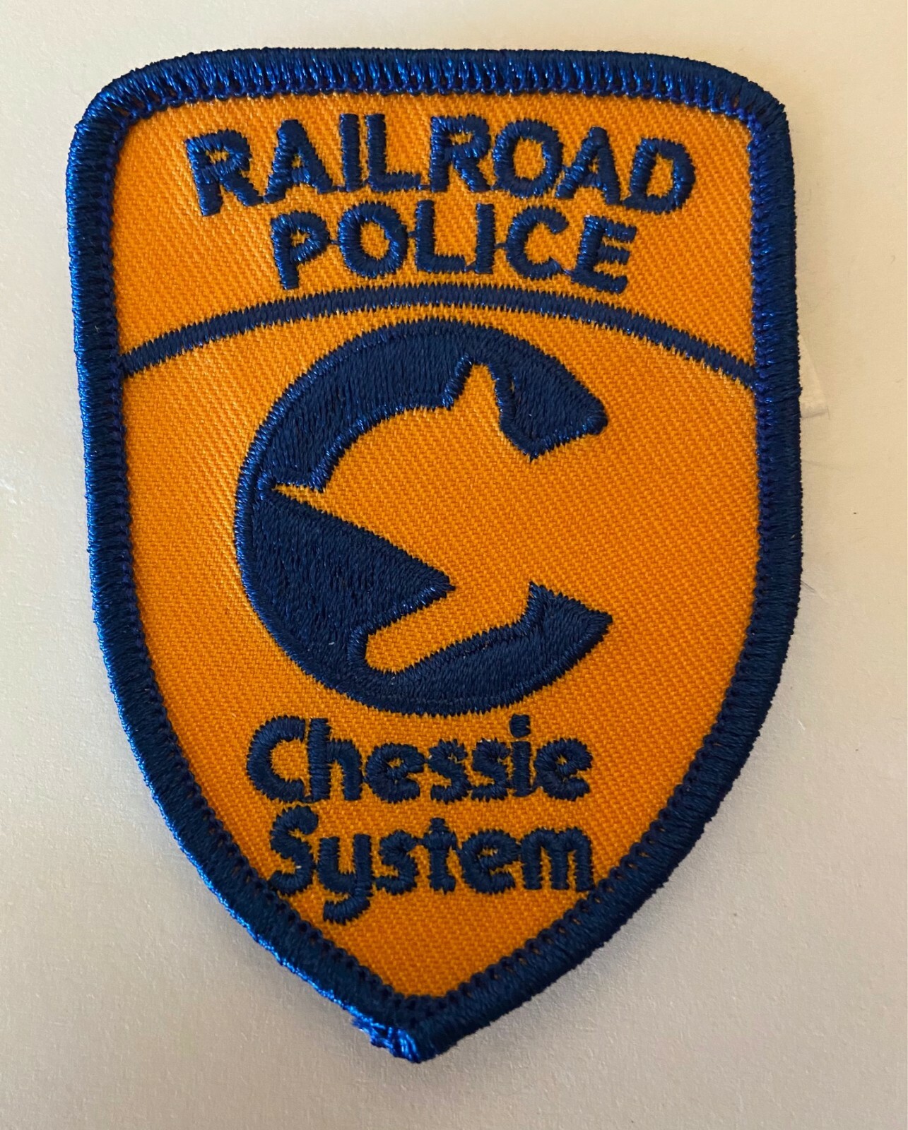 Patch- Vintage Chessie System Railroad Police (C&O, B&O)  #22378 -NEW- 