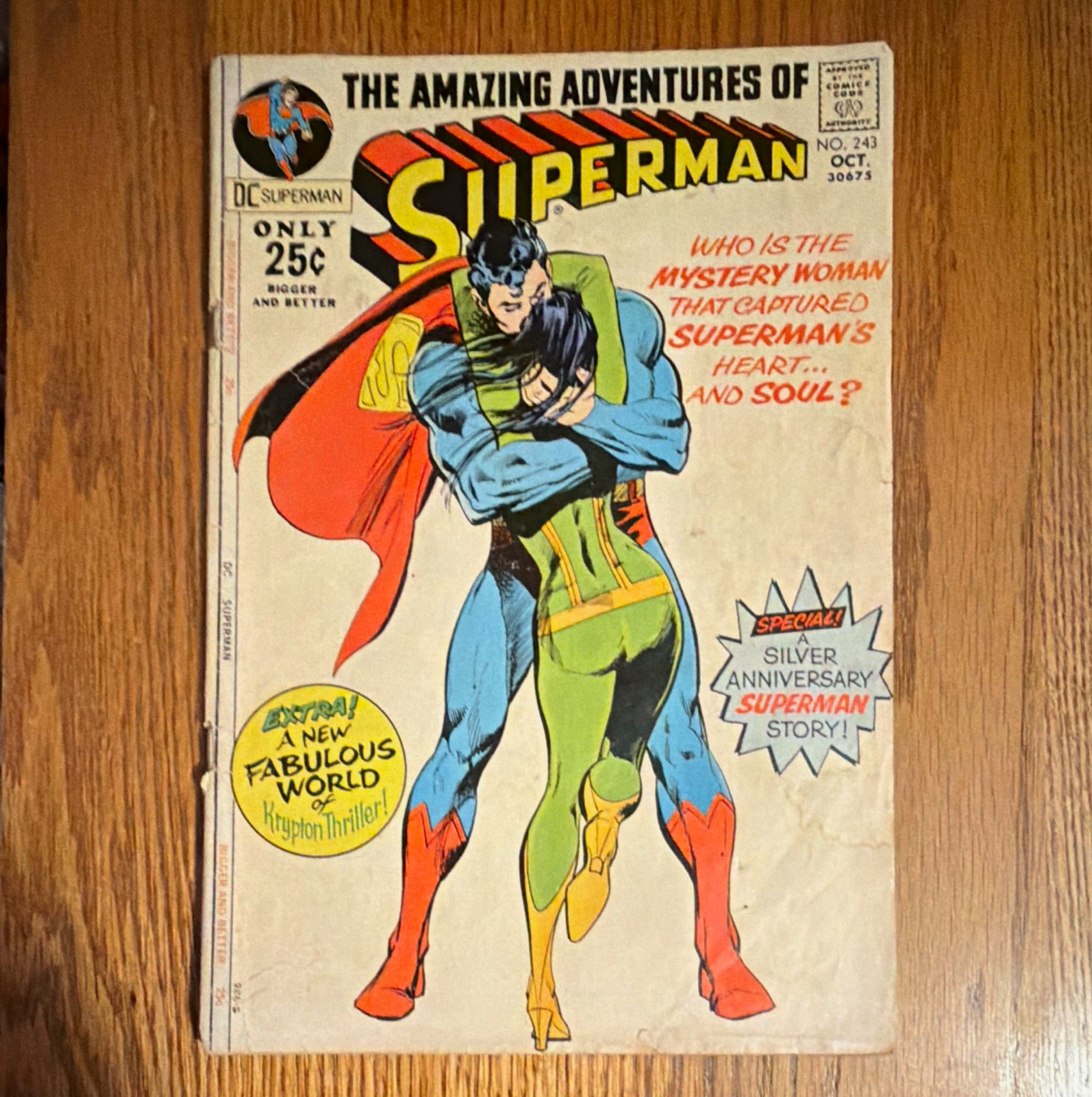 DC Comics Superman #243 (1971) Silver Anniversary Cary Bates Curt Swan