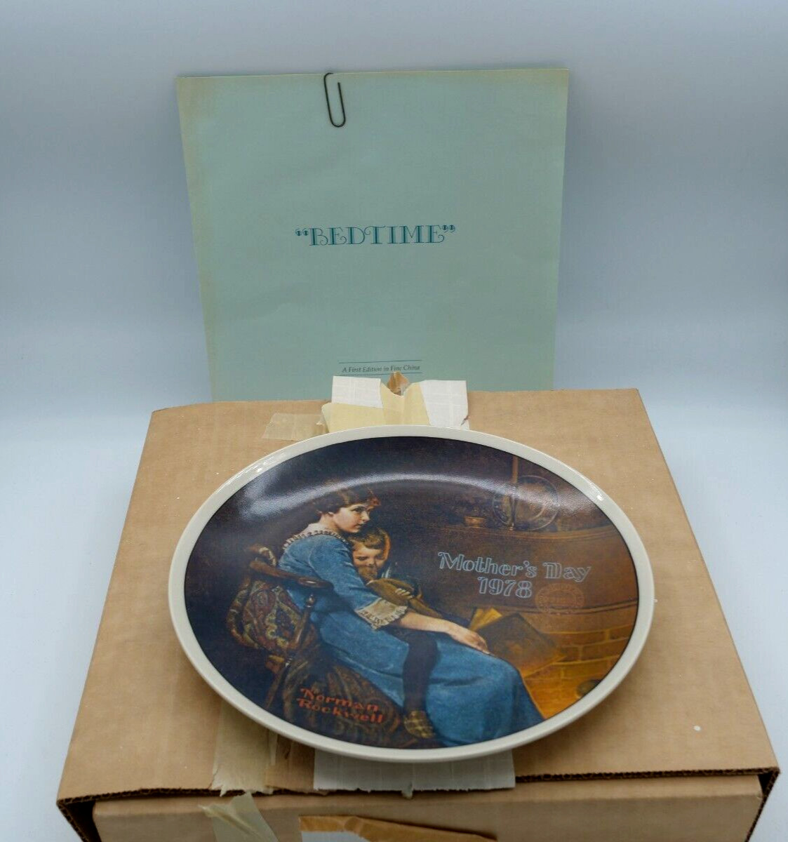 Knowles Collectors Plate Mothers Day 1978 \