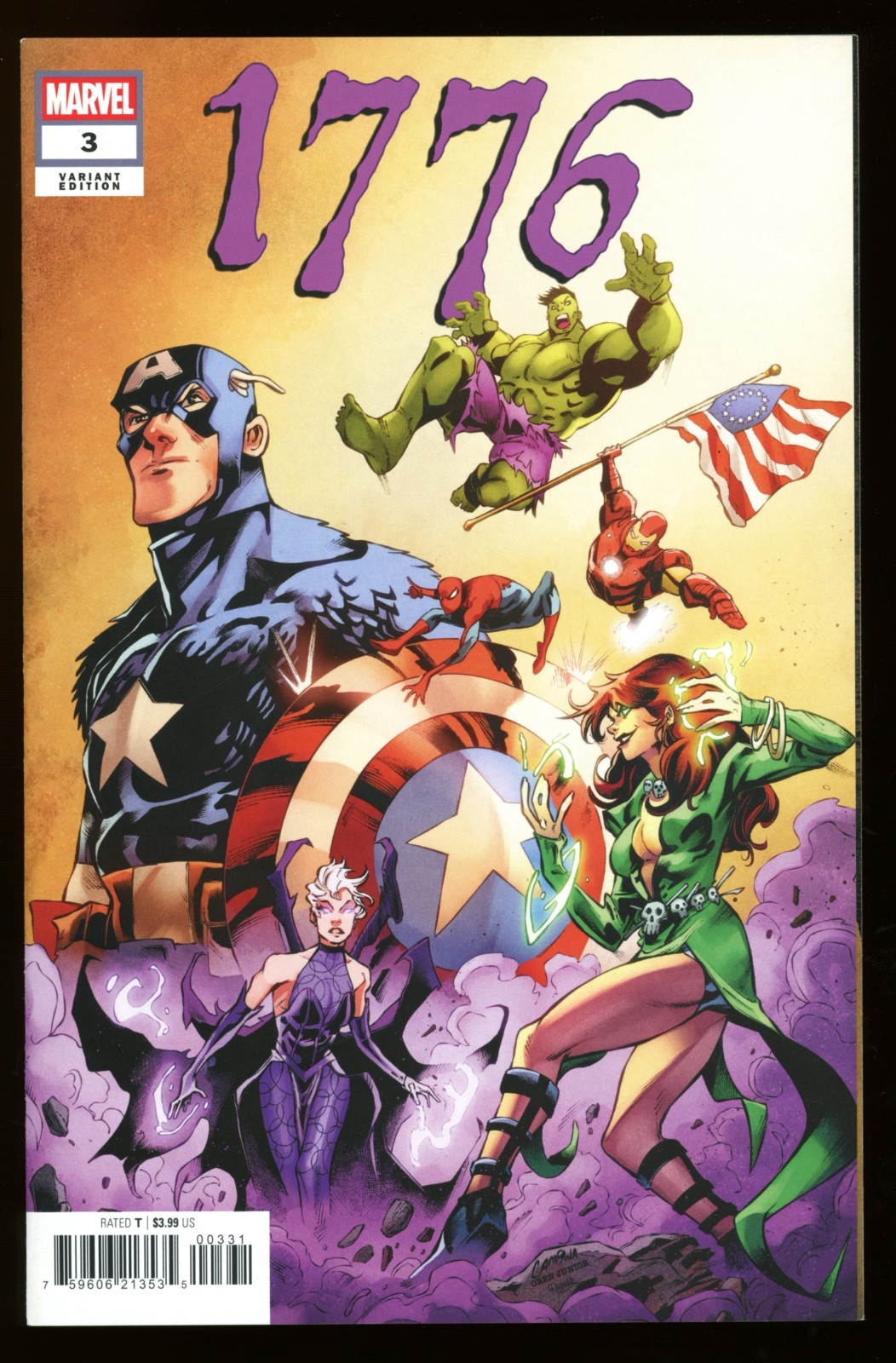 1776 #3 - Chris Campana Variant 🟥➡️ NM