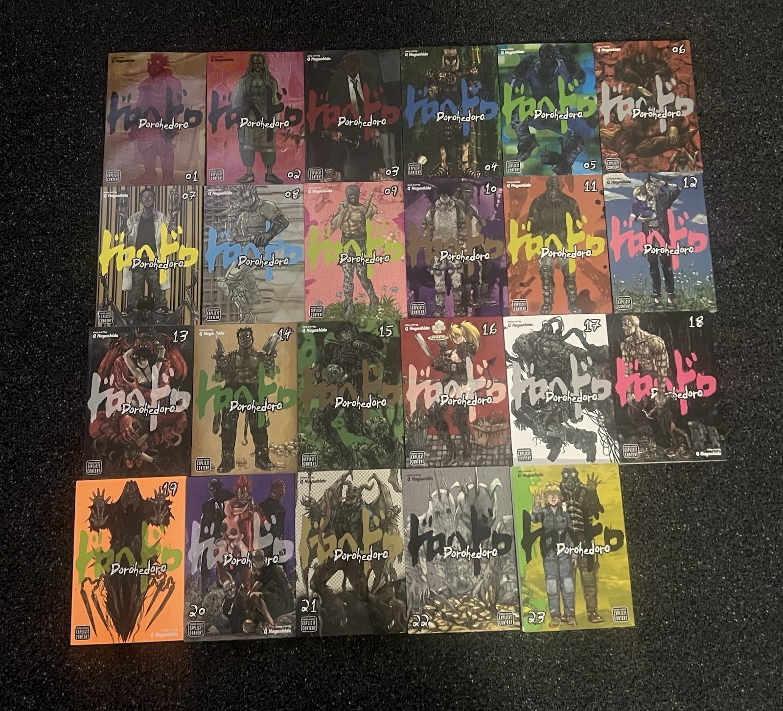 Dorohedoro Manga Complete Set Volumes 1-23 Softcover English Edition