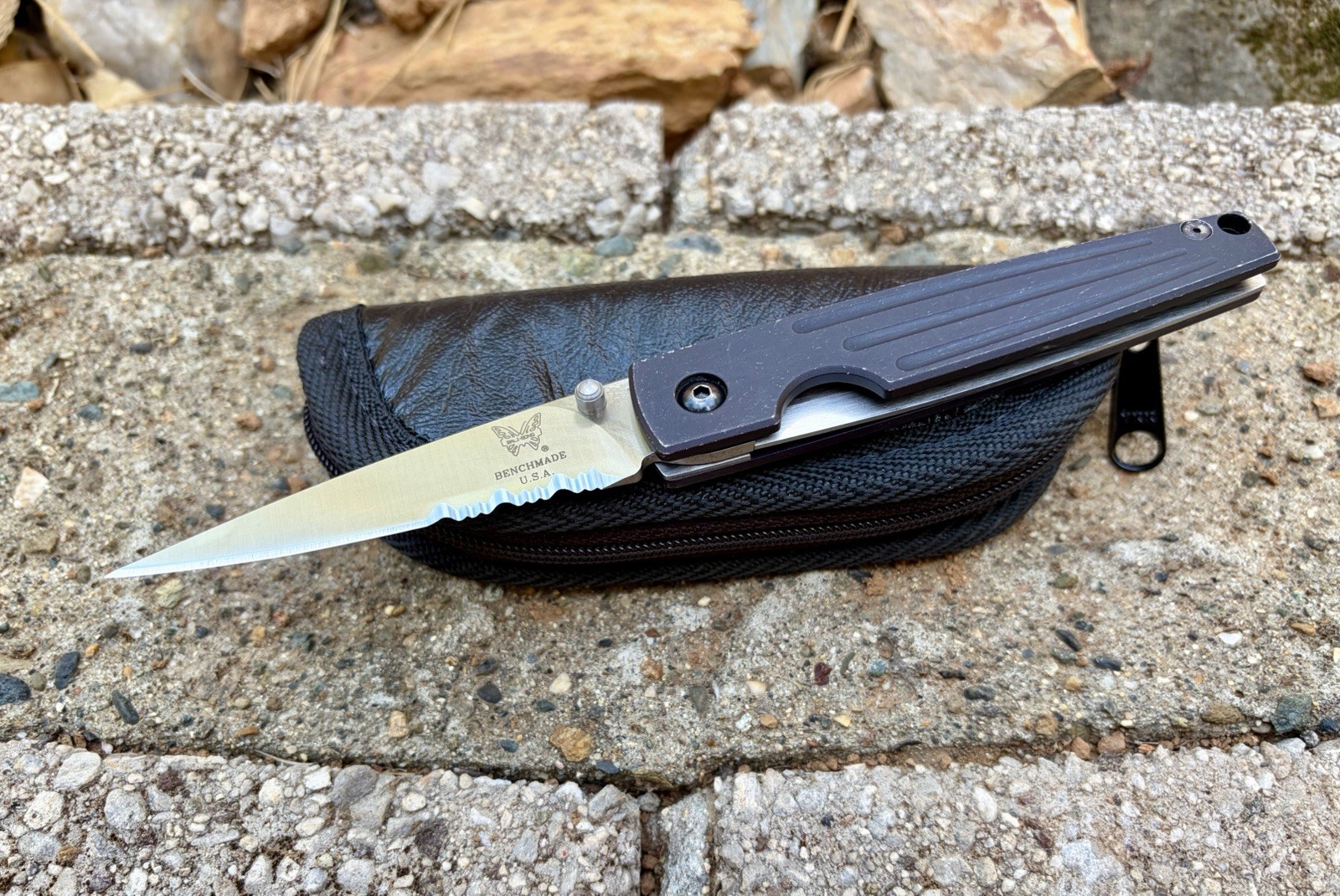 Benchmade Boguszewski  Small Spike BM640S Vintage Discontinued Folding Knife
