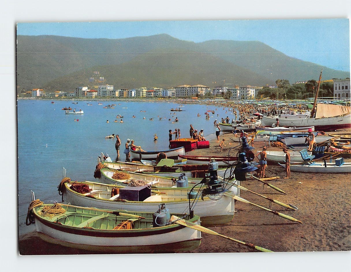 Postcard Beach Sestri Levante Italy