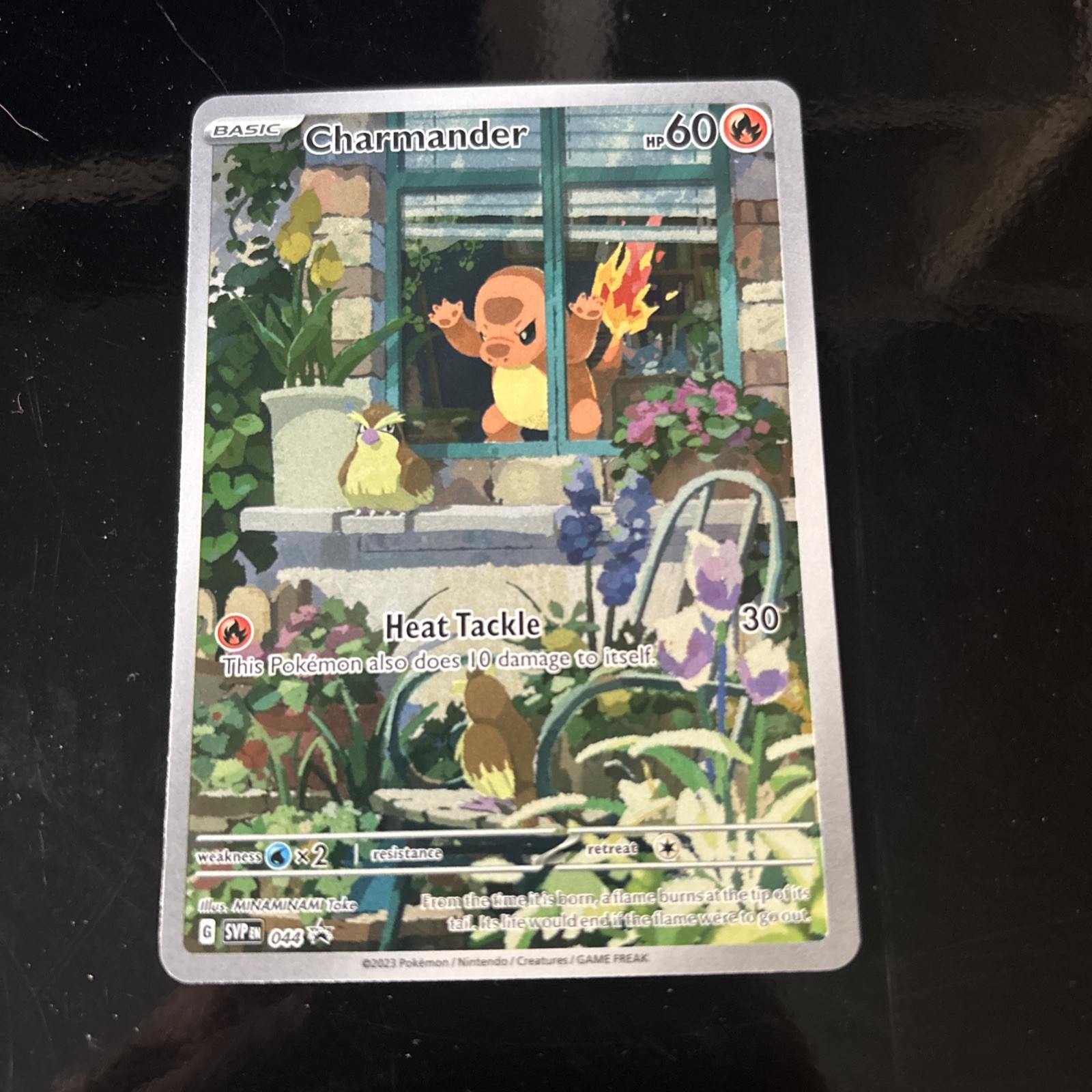 Pokémon TCG Charmander 044 SV Scarlet & Violet Promo Holo Full Art EN 2023