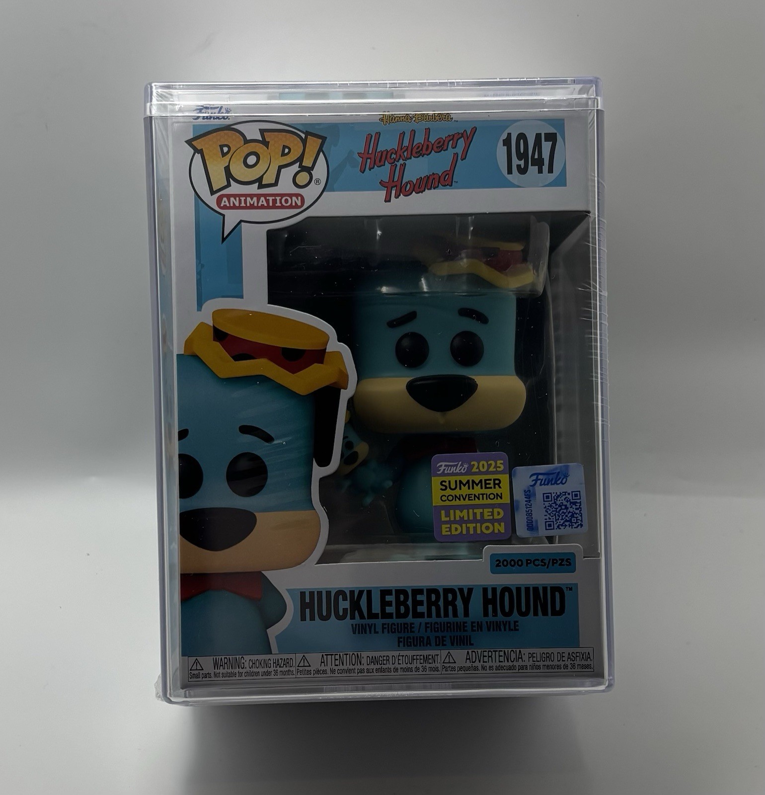 Funko Pop Animation: Huckleberry Hound #1947 Blue - 2025 Summer LE w/ Protector