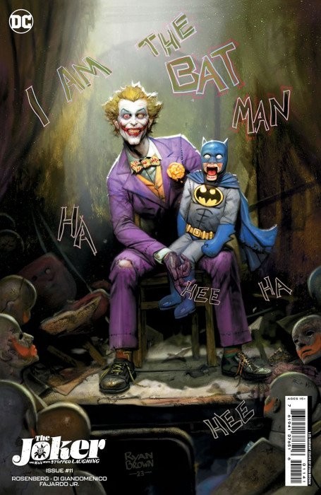 🦇🤡 JOKER THE MAN WHO STOPPED LAUGHING #11 RYAN BROWN 1:25 VARIANT BATMAN 2023 🦇🤡 JOKER THE MAN WHO STOPPED LAUGHING #11 RYAN BROWN 1:25 VARIANT BATMAN 2023
