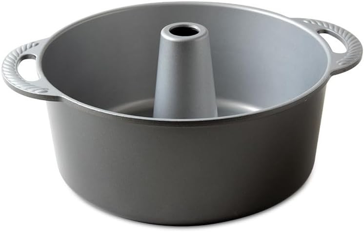 Nordic Ware Angel Food Cake Pan, 18 Cup Capacity, Graphite 