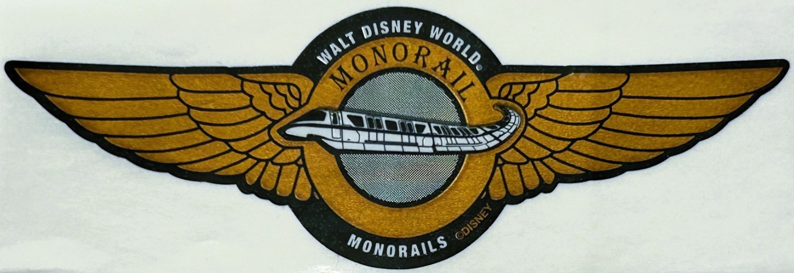 Walt Disney World Monorail Pilot Wing Sticker Official WDW - New 