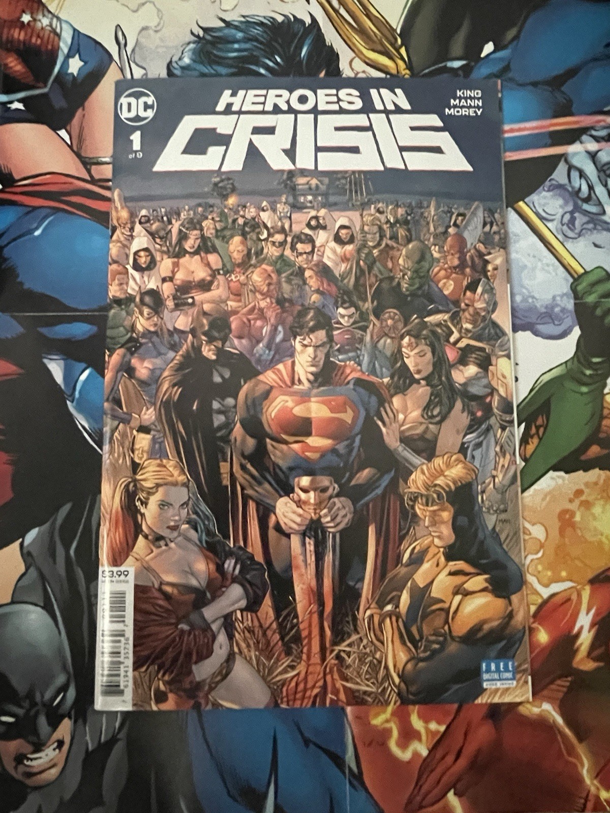 Heroes in Crisis #1 Clay Mann Cover (DC Comics November 2018)