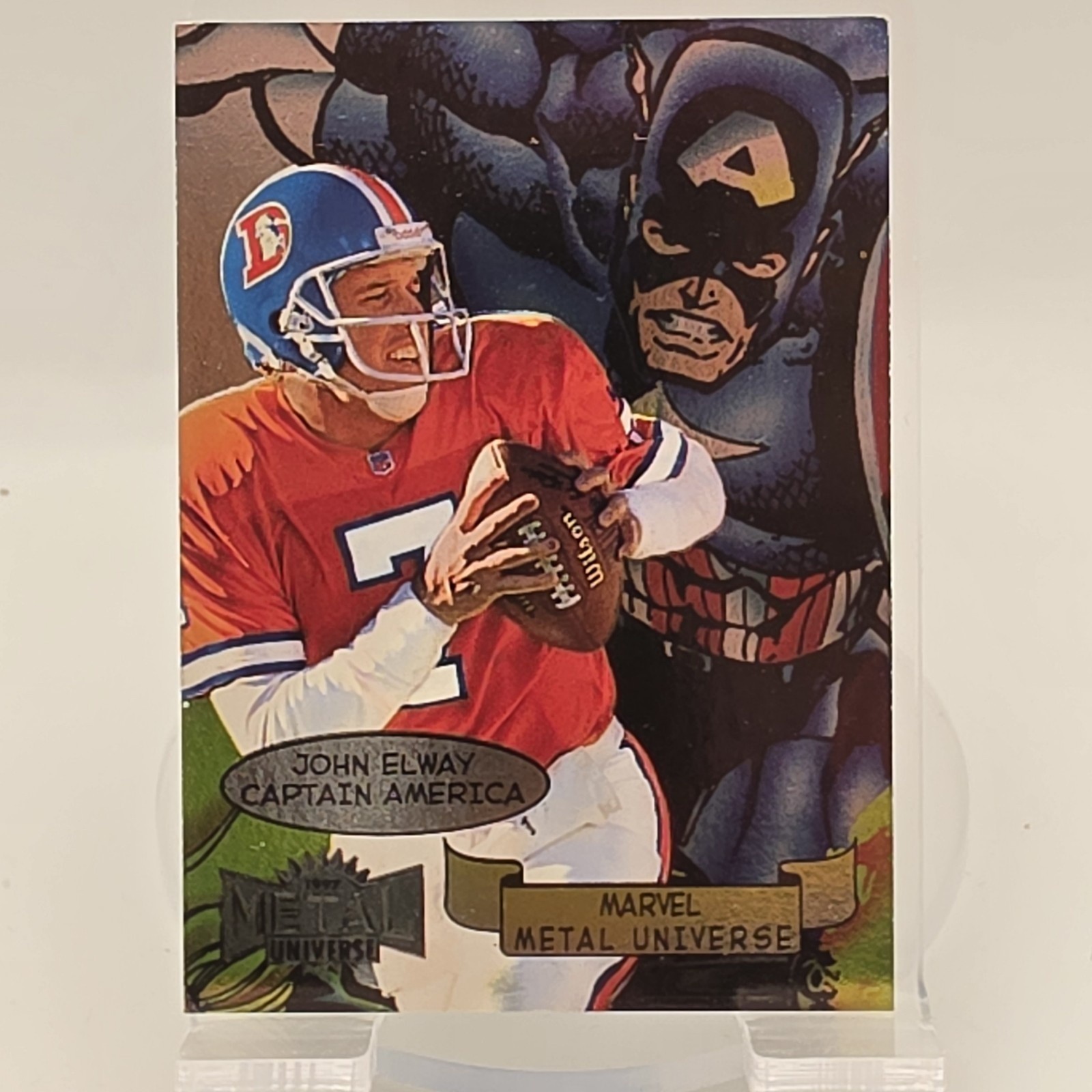 1997 Skybox Marvel Metal Universe John Elway #8