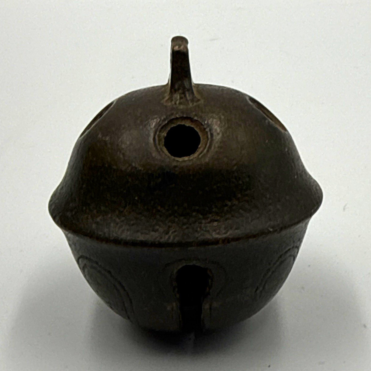 Vintage Cast Iron Crotal Sleigh Bell Antique Style Giant Jingle Bell