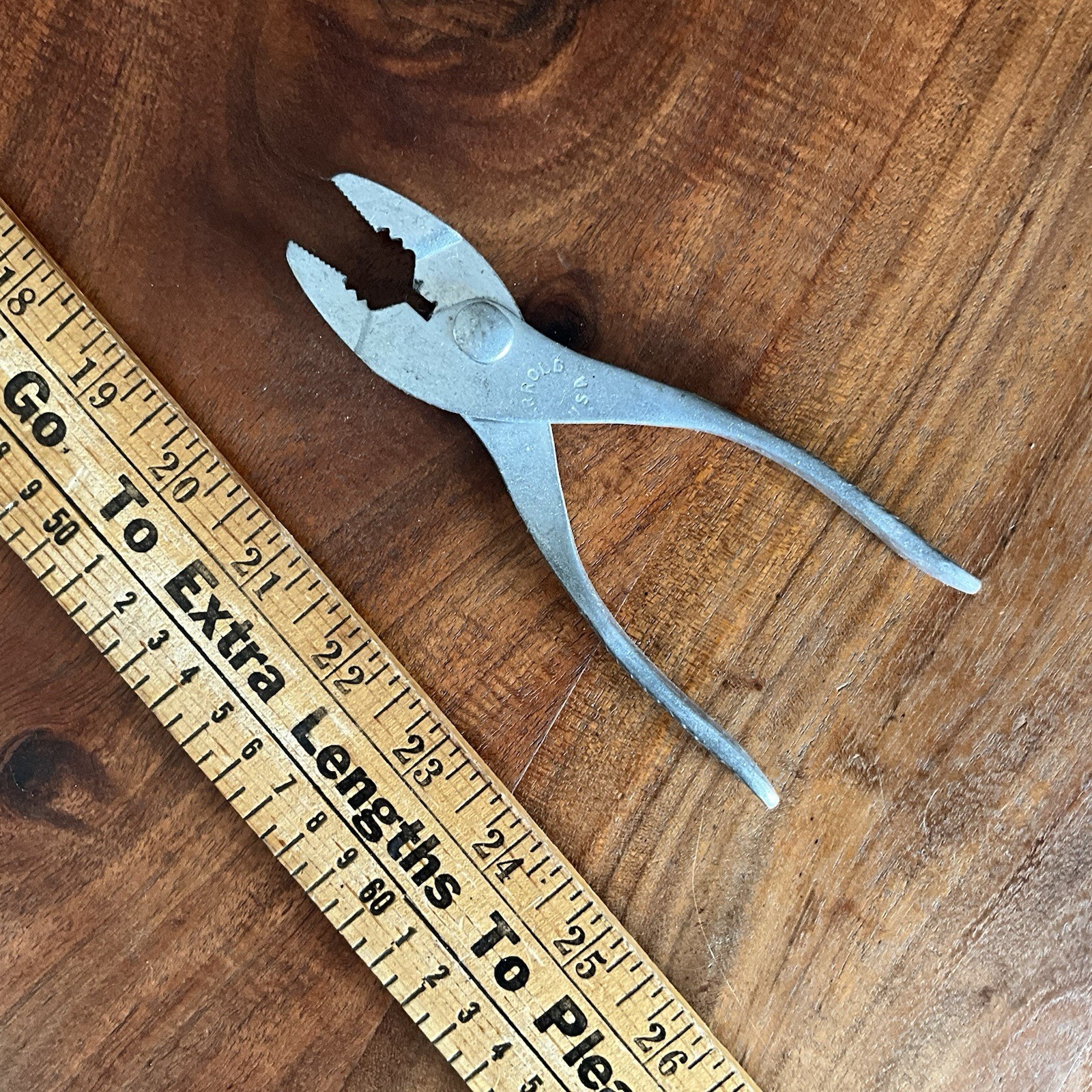 Vintage Harrold 6 1/2” Slip Joint Pliers Forged Steel USA