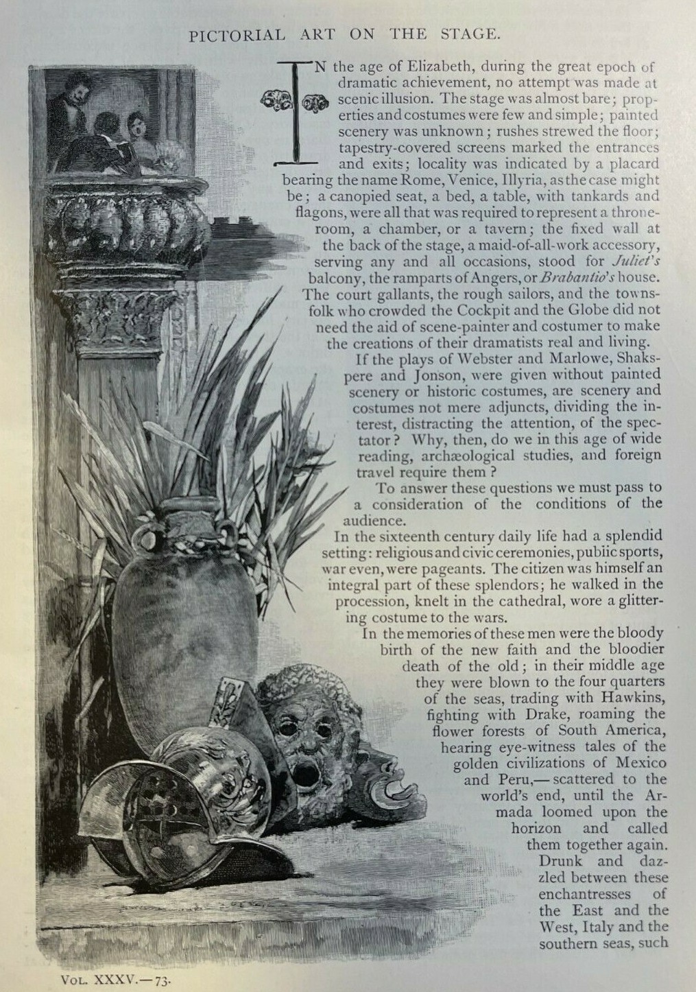 1888 Theater Design Pictorial Art on the Stage 1888 Theater Design Pictorial Art on the Stage