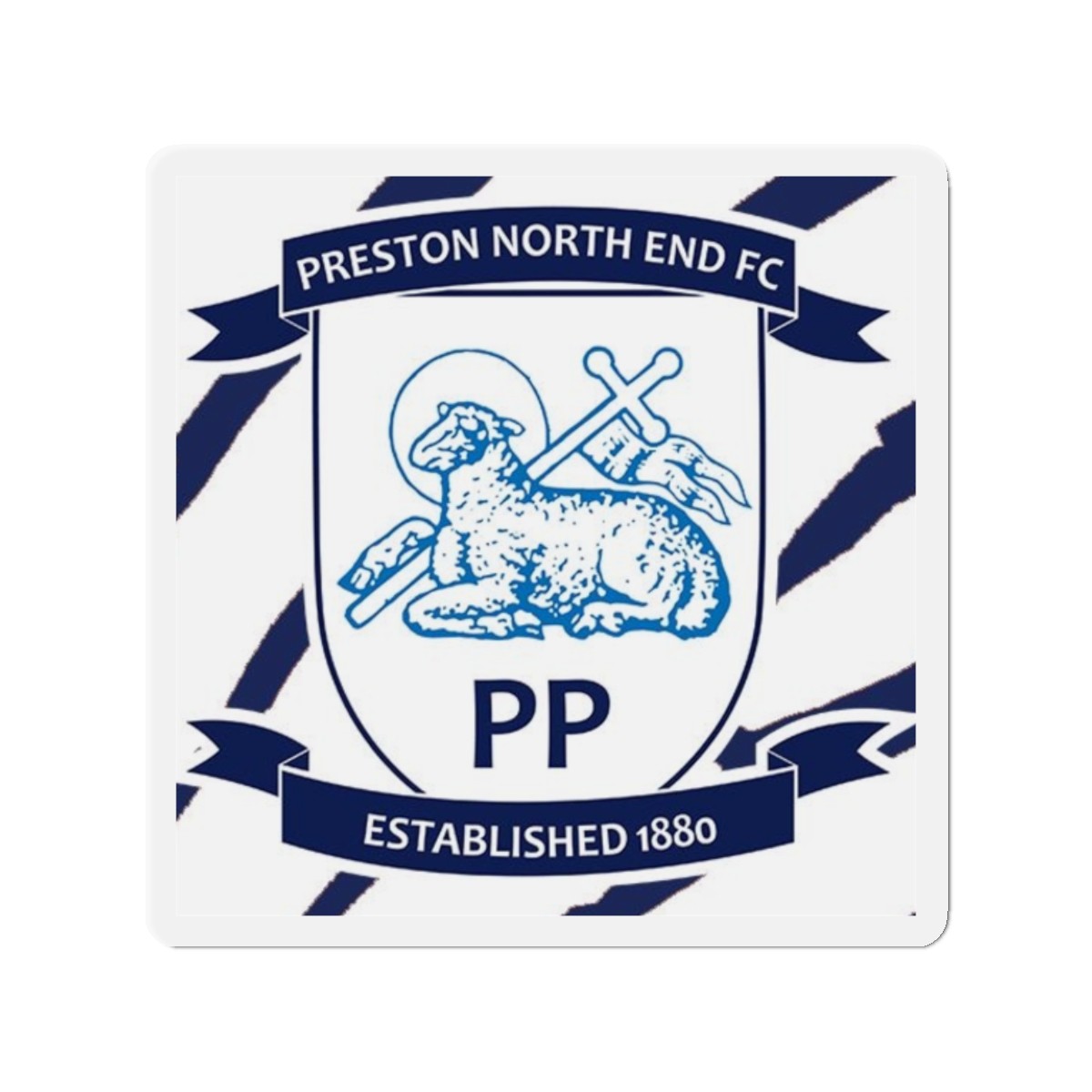 Preston North End Die-Cut Fridge Magnet