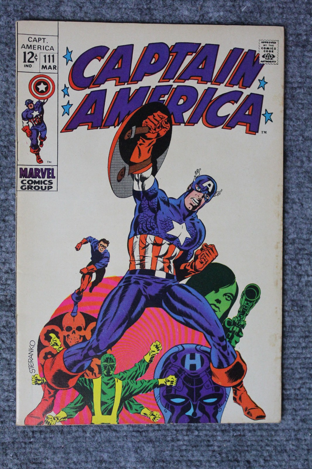 Captain America 111 Classic Jim Steranko Madame Hydra WE COMBINE SHIPPING BB87 Captain America 111 Classic Jim Steranko Madame Hydra WE COMBINE SHIPPING BB87