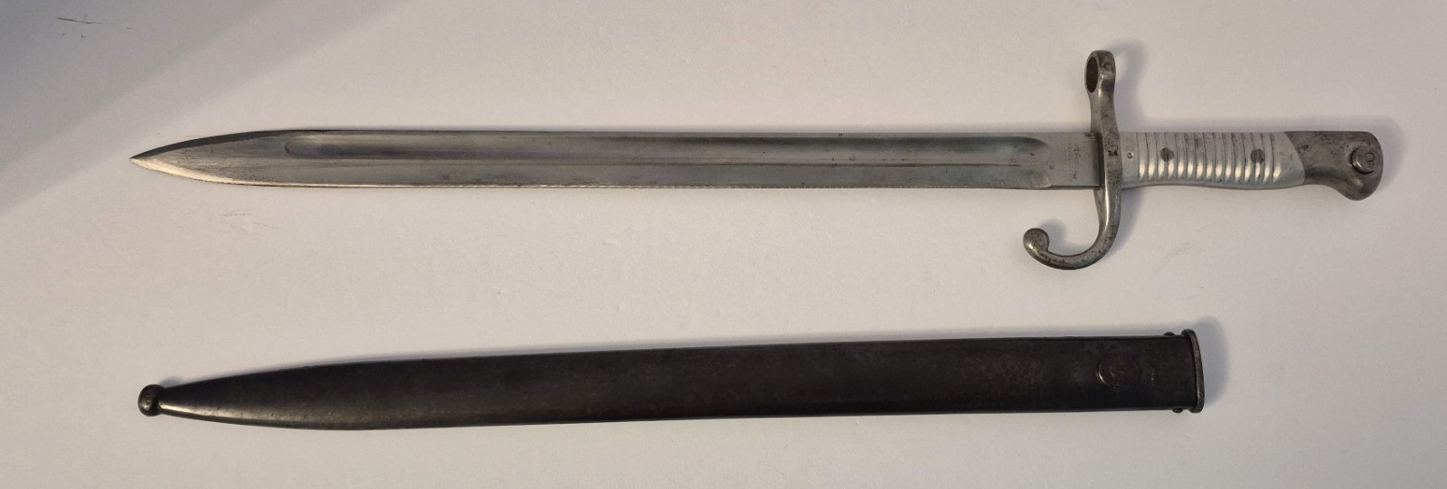 Weyersberg Kirschbaum 1891 Solingen Bayonet and Scabbard Matching Numbers 