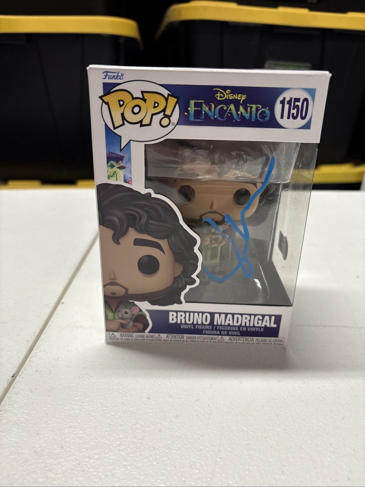 John Leguizamo Signed Bruno Madrigal Funko Pop #1150 With Beckett COA