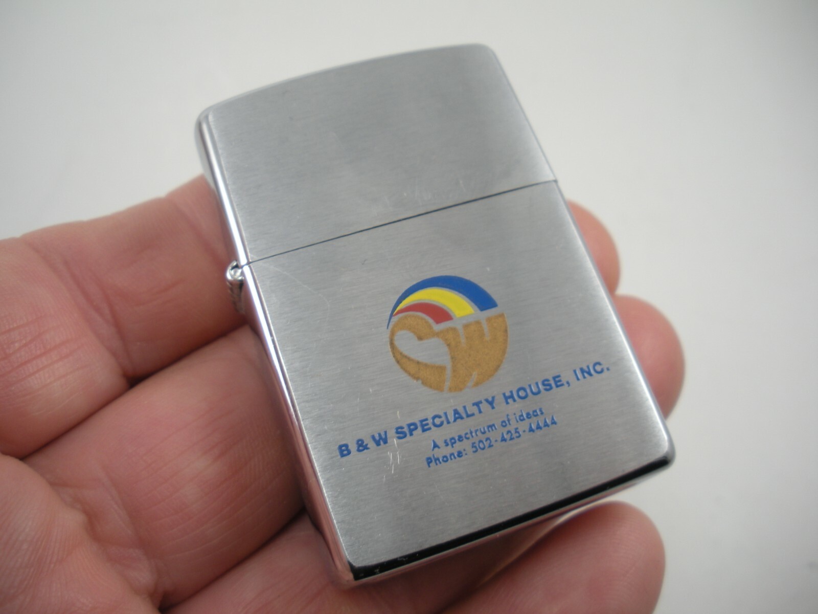 B & W SPECIALTY ZIPPO LIGHTER NEVER USED