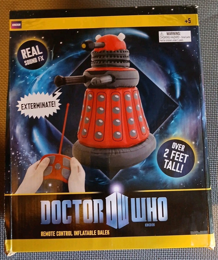 Doctor Who Remote Control Inflatable 2\' Dalek - Bluw / Underground Toys Doctor Who Remote Control Inflatable 2\' Dalek - Bluw / Underground Toys