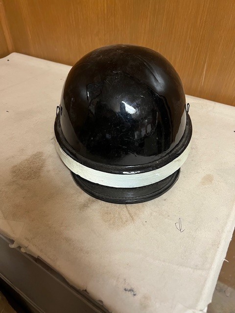 Vintage Italian Carabinieri Ubott Helmet, Used.