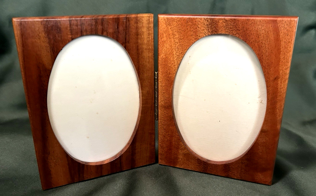 VINTAGE HAWAIIAN SOLID KOA WOOD DOUBLE FRAME  Each Side  4